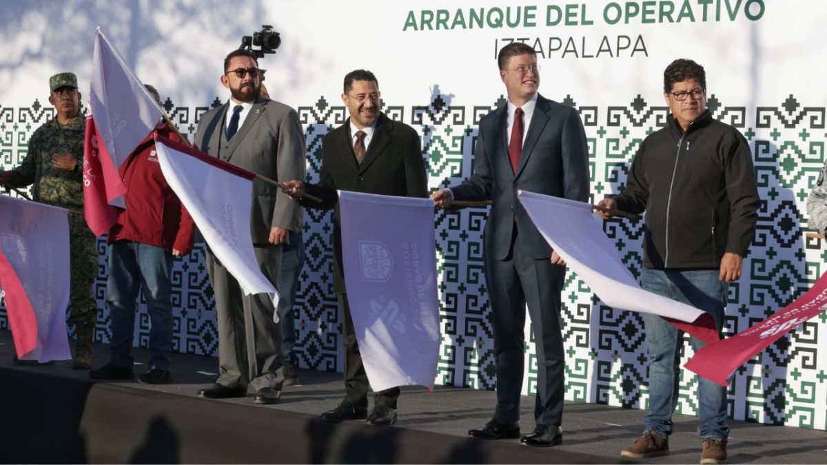 Con más de 4 mil elementos de seguridad federal y local, el Gobierno de la Ciudad de México dio arranque al “Operativo Iztapalapa”
