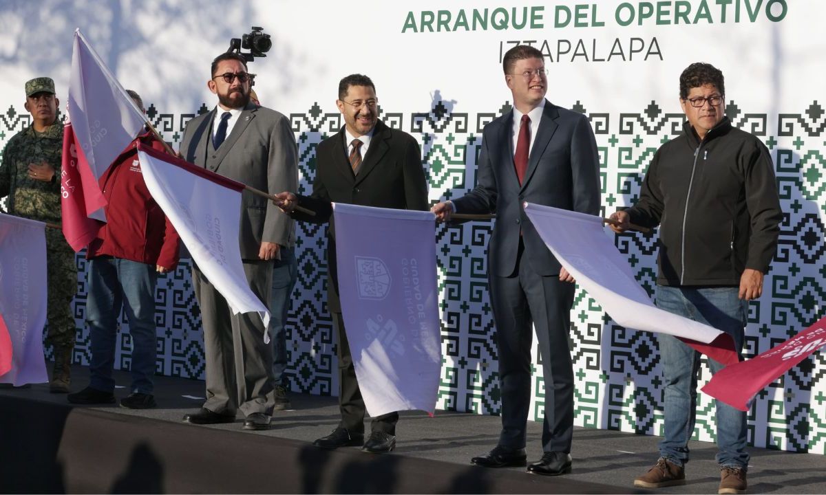Con más de 4 mil elementos de seguridad federal y local, el Gobierno de la Ciudad de México dio arranque al “Operativo Iztapalapa”