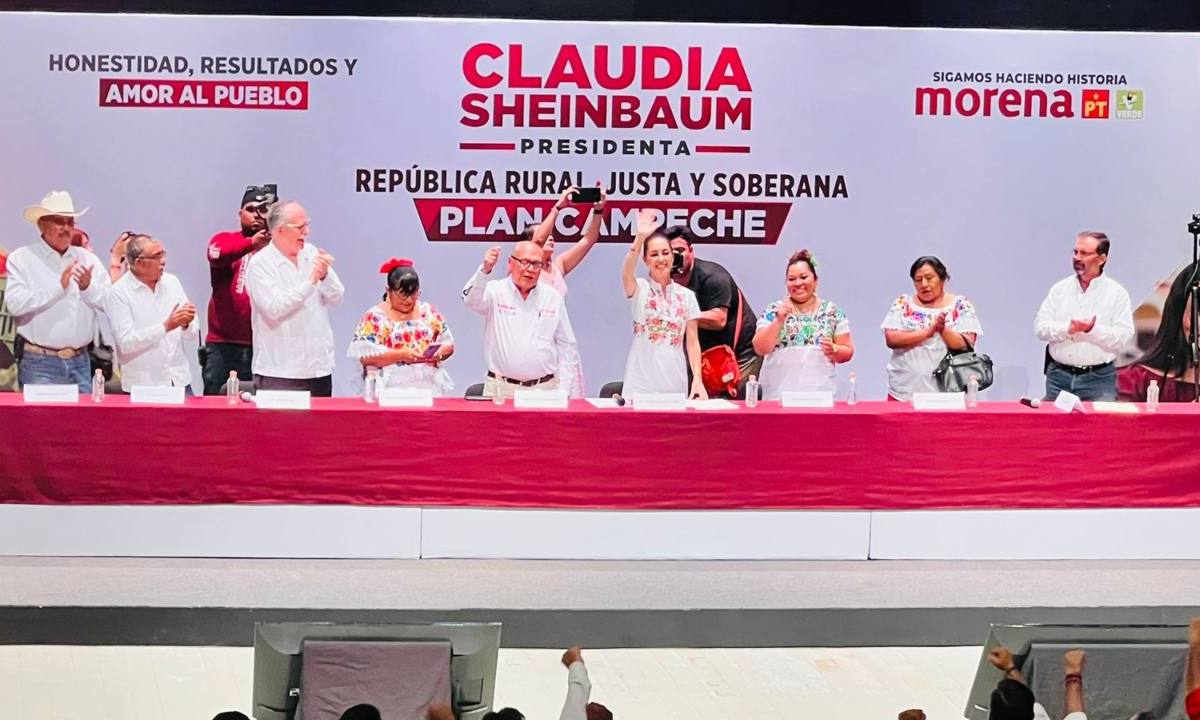 La Candidata a la Presidencia, Claudia Sheinbaum Pardo, presentó el Plan Campeche para una república rural, justa y soberana.