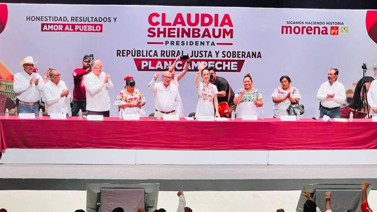 La Candidata a la Presidencia, Claudia Sheinbaum Pardo, presentó el Plan Campeche para una república rural, justa y soberana.