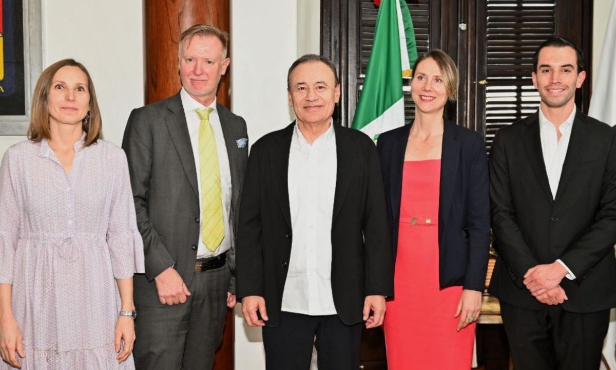 Para conocer el interés de empresas finlandesas de instalarse en Sonora, Alfonso Durazo se reunió con el embajador de Finlandia en México