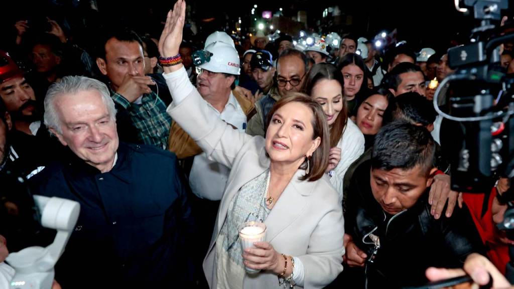 Con una caminata por la paz en Fresnillo, Zacatecas, Xóchitl Gálvez inicia en el primer minuto de este 1 de marzo su campaña presidencial.