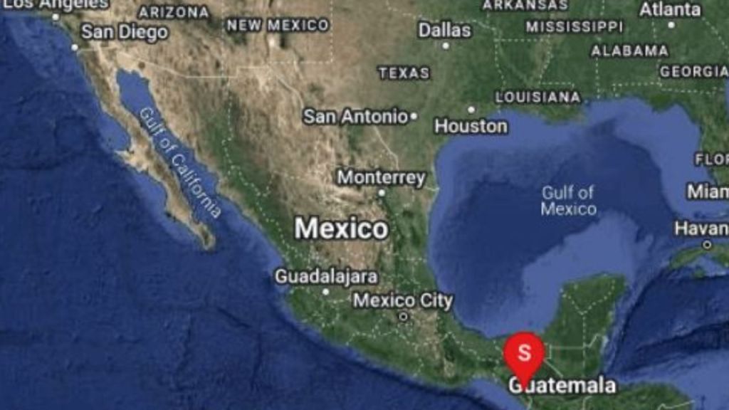 Se registra sismo de intensidad leve en Motozintla en Chiapas