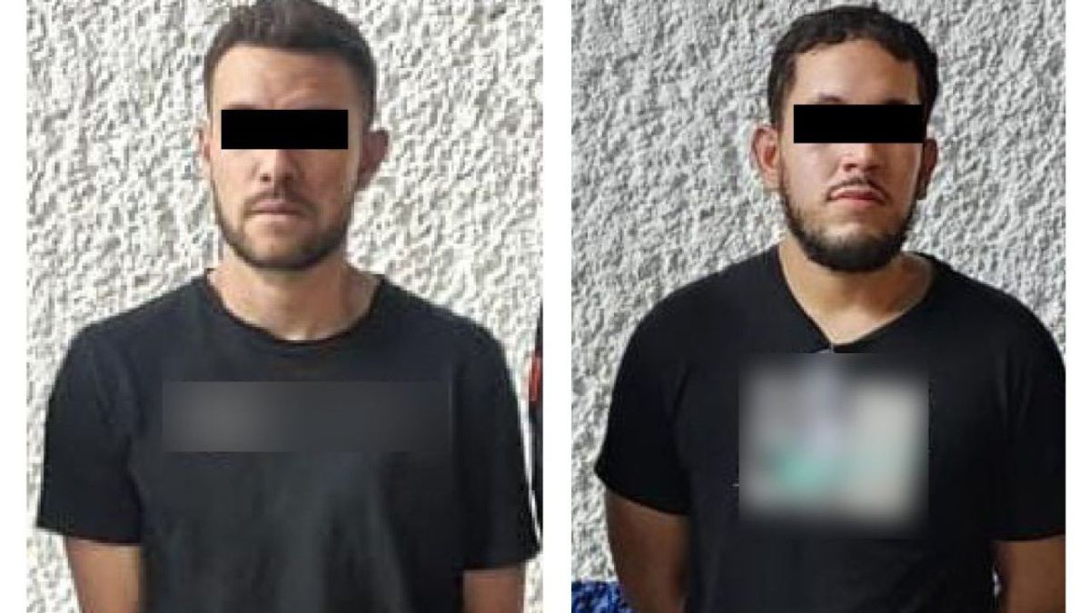 Foto: SSC | Los dos hombres fueron detenidos fueron detenidos con seis kilos de aparente cocaína.