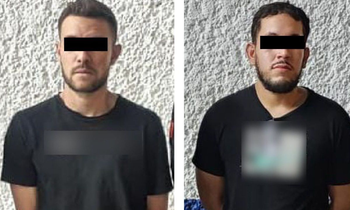 Foto: SSC | Los dos hombres fueron detenidos fueron detenidos con seis kilos de aparente cocaína.