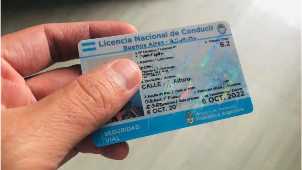 Licencias de conducir argentina
