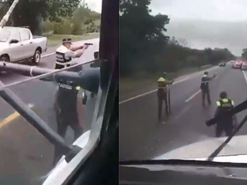 Enfrentamiento entre Guardia Nacional y civiles armados en la autopista México – Tuxpan