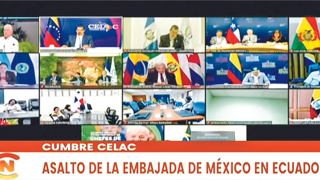 DECISIÓN. Los mandatarios latinoamericanos realizaron una cumbre virtual sobre posibles sanciones.