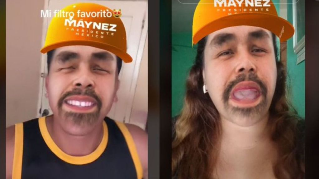 Usuarios de TikTok hacen viral filtro con rostro de Máynez