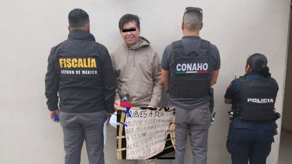 En Tijuana amenazan con cartel y cabeza humana a 'Fofo' Márquez por golpear a una mujer