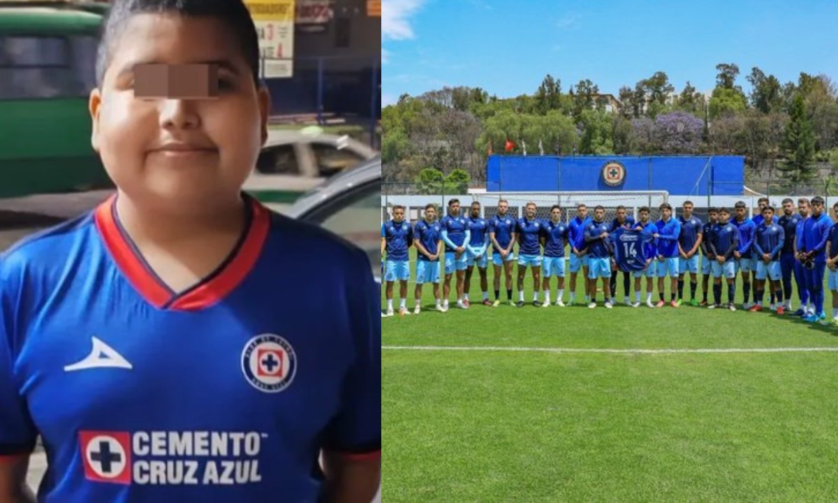 Jugadores y cuerpo técnico de Cruz Azul guardaron un minuto de silencio tras el fallecimiento del pequeño José Armando.