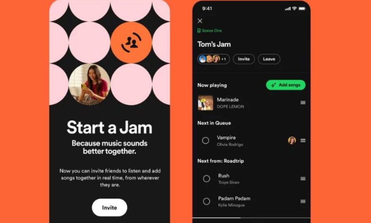 Jam es la nueva función de Spotify que permite crear playlists personalizadas con hasta 32 amigos