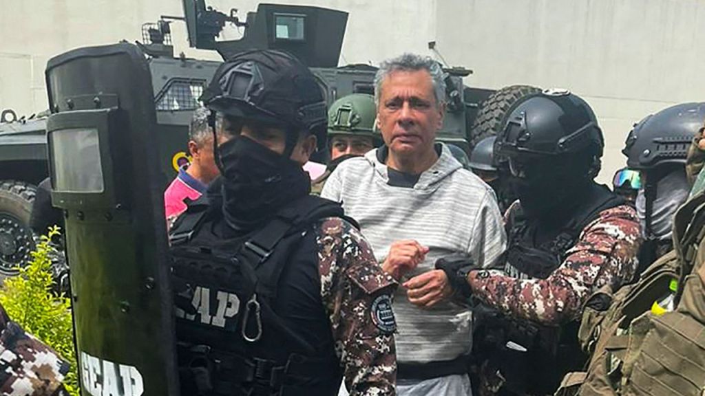 El exvicepresidente Jorge Glas está en huelga de hambre en la prisión de Guayaquil