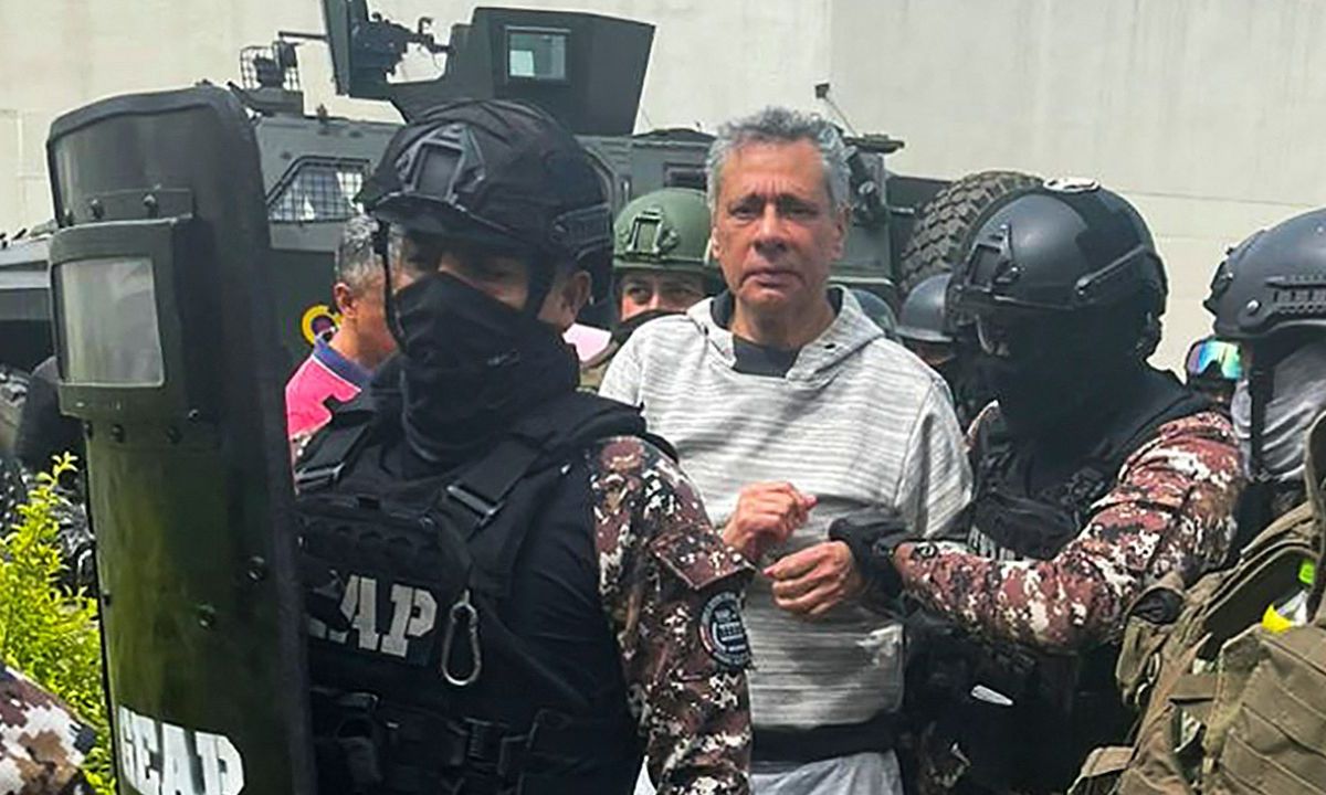 El exvicepresidente Jorge Glas está en huelga de hambre en la prisión de Guayaquil