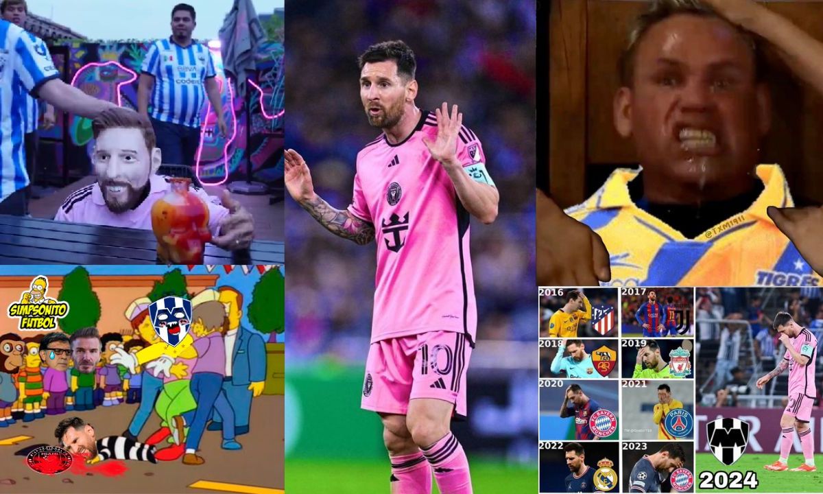 Messi y el Inter de Miami son presa de los memes tras su eliminación ante Rayados
