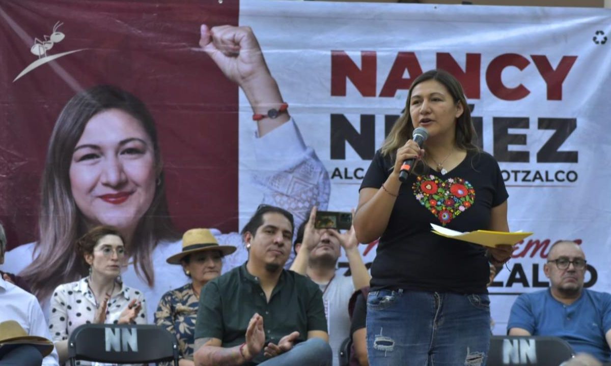 Foto:Especial|La comunidad artística y cultural de Azcapotzalco, respalda a la candidata a alcaldesa por Morena, Nancy Núñez