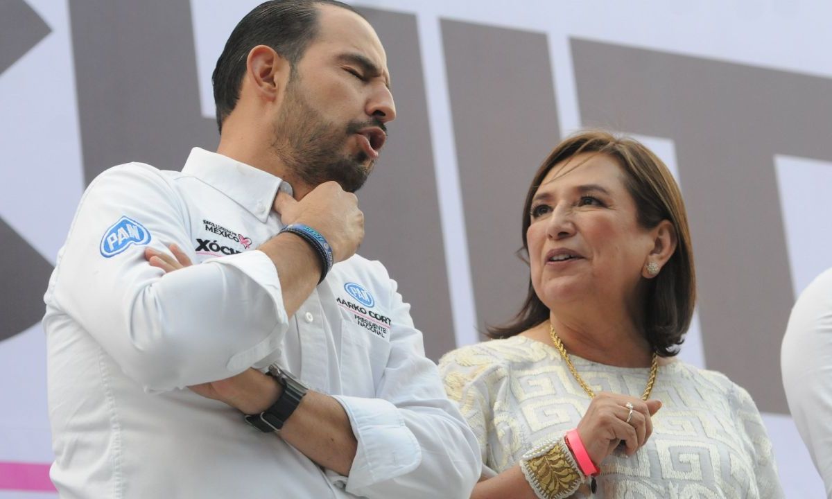 Morena informó que denunciará ante el INE a Marko Cortés, presidente del PAN, por pactar la victoria de Xóchitl Gálvez en cinco entidades
