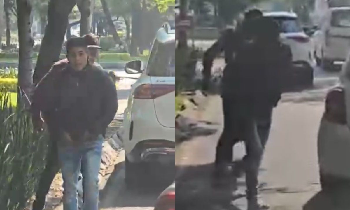 Captan a par de asaltantes atracando a un automovilista en Paseo de la Reforma