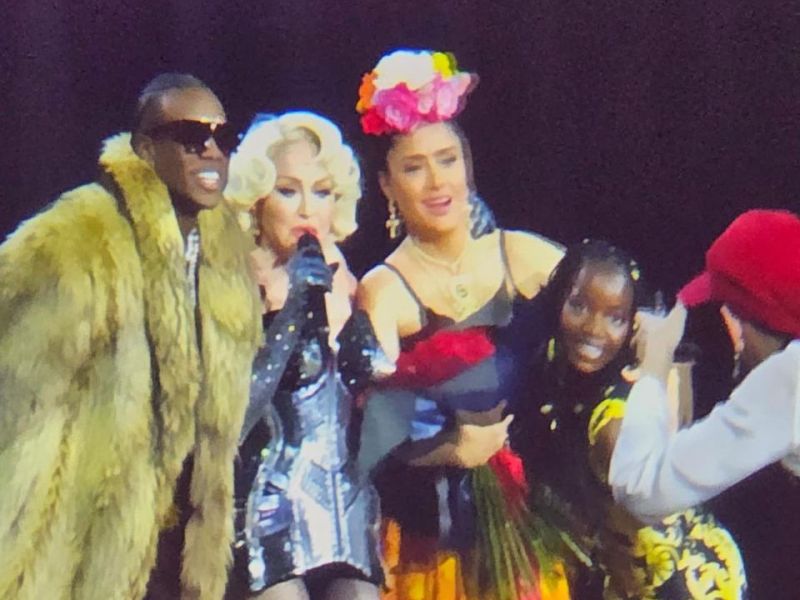 Madonna cierra el Celebration Tour en México con Salma Hayek