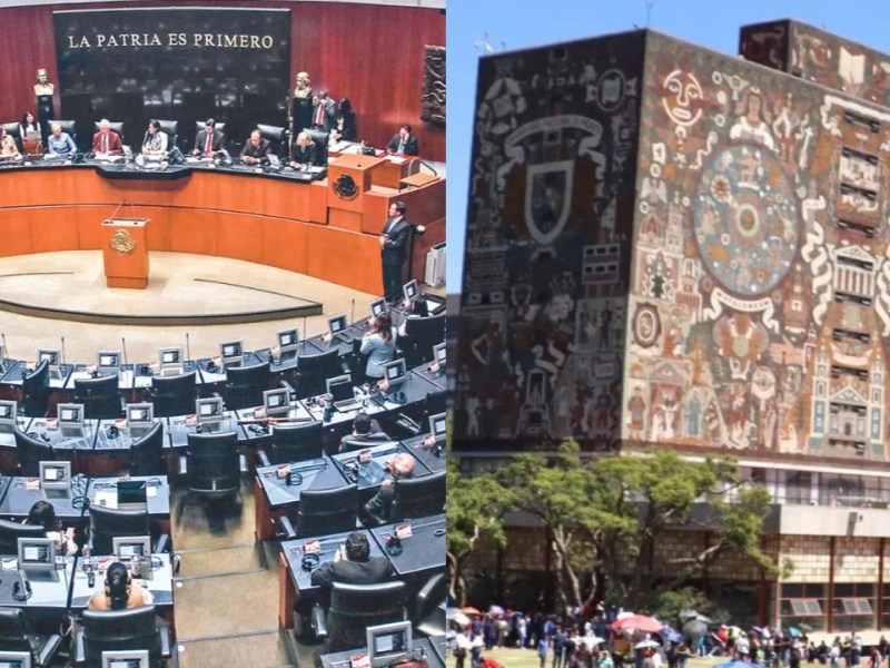 La UNAM al muro de honor al Senado