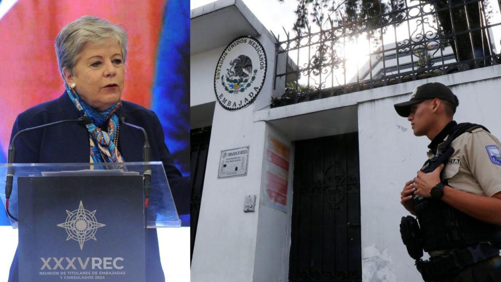 La titular de la SRE, Alicia Bárcena, mencionó que el personal diplomático que se encuentra en Quito, regresará a México, vía comercial.