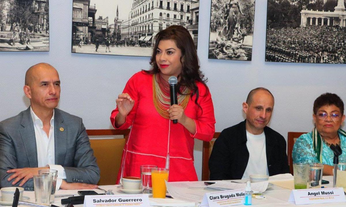 Clara Brugada presentó 15 acciones para regenerar la vitalidad económica, cultural, social y turística del Centro Histórico de la capital