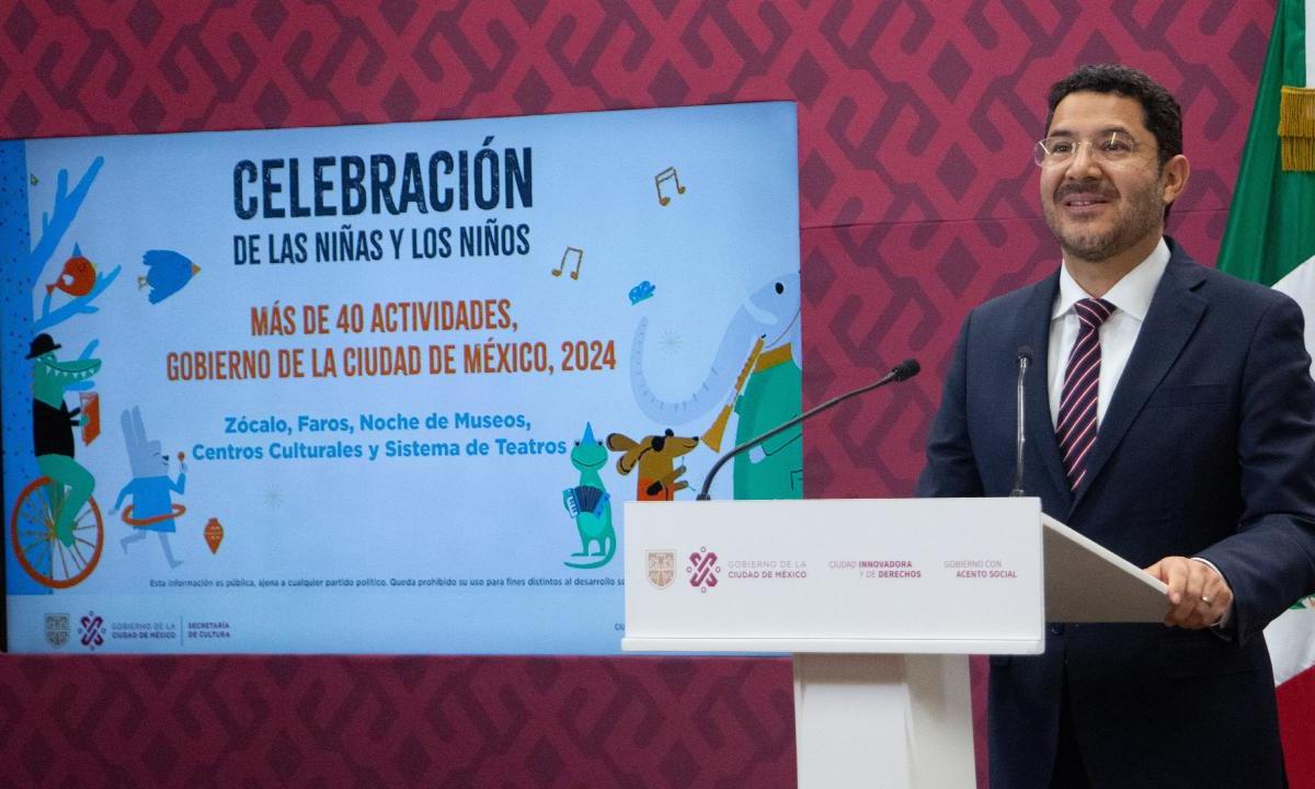Con motivo del Día del Niño, el Gobierno capitalino anunció la celebración de más de 40 actividades gratuitas en la Ciudad de México