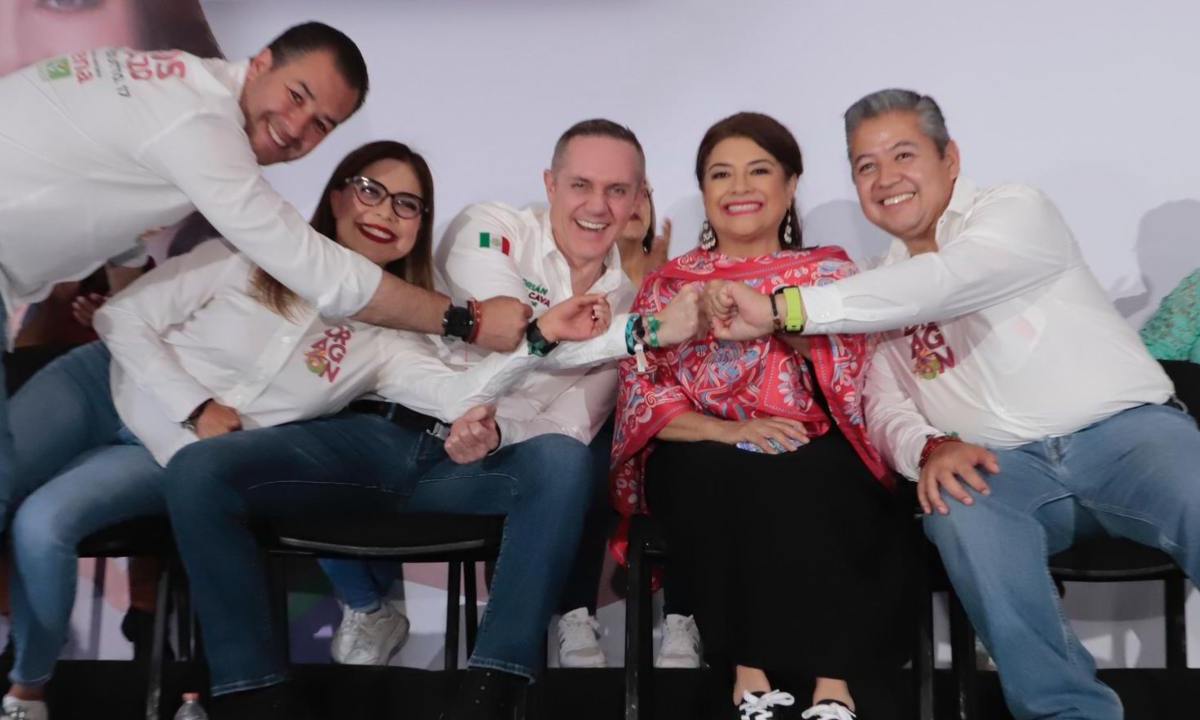 La candidata a la Jefatura de Gobierno, Clara Brugada, durante su visita por Cuajimalpa, destacó que la alcaldía es la más segura de la CDMX