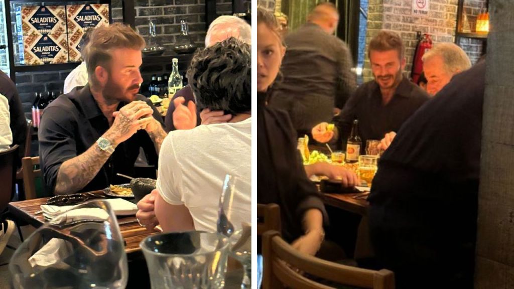 Captan a David Beckham, dueño del Inter de Miami, en restaurante de Monterrey; fans se llevan fotos y autógrafos del exfutbolista