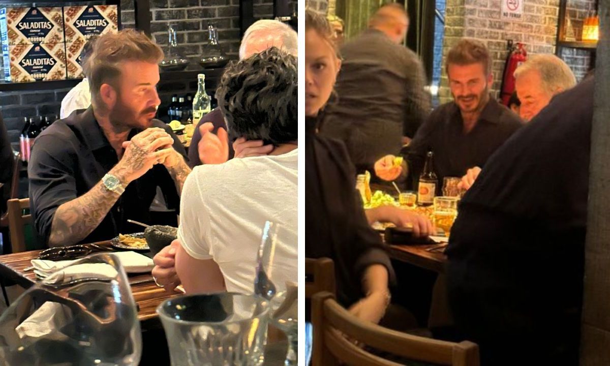 Captan a David Beckham, dueño del Inter de Miami, en restaurante de Monterrey; fans se llevan fotos y autógrafos del exfutbolista