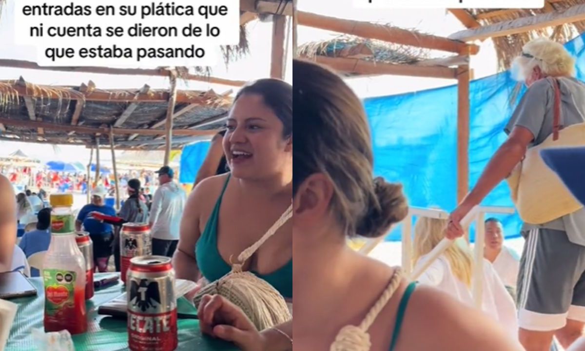 Foto:Captura de pantalla|VIDEO: Extranjeros se van de restaurante tras escuchar música mexicana