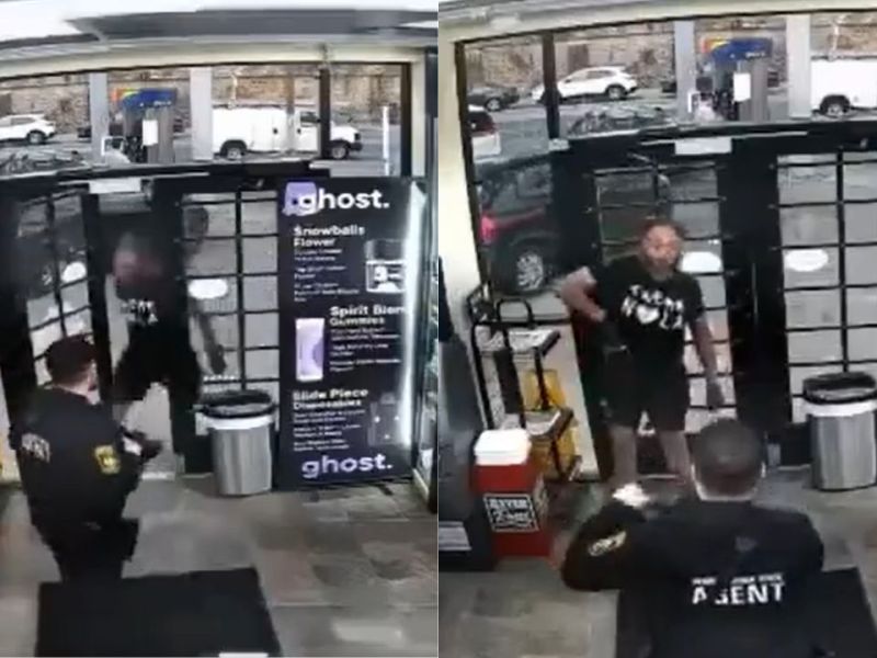 VIDEO: Guardia dispara a un cliente tras altercado en una gasolinera
