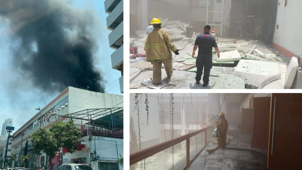 La tarde de este viernes 12 de abril se registro un conato de incendio al interior del Centro de Convenciones Copacabana de Acapulco