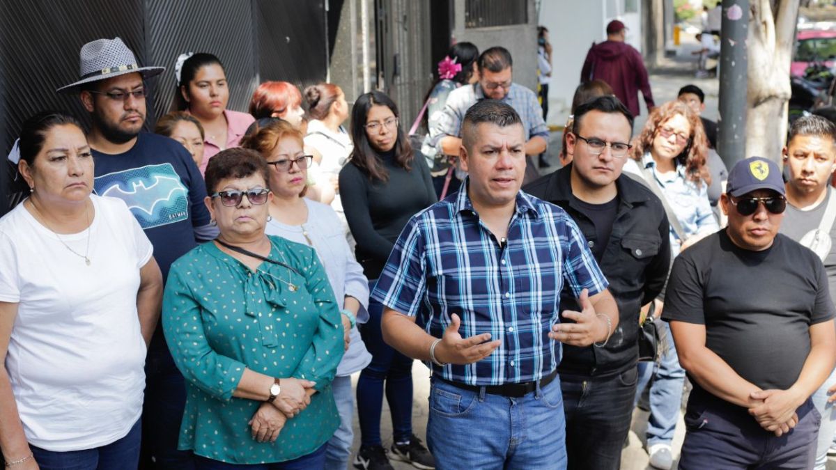 Foto:Especial| Consejeros de Morena instalan plantón; exigen que Mario Delgado cumpla acuerdos para designar candidatos en Edomex