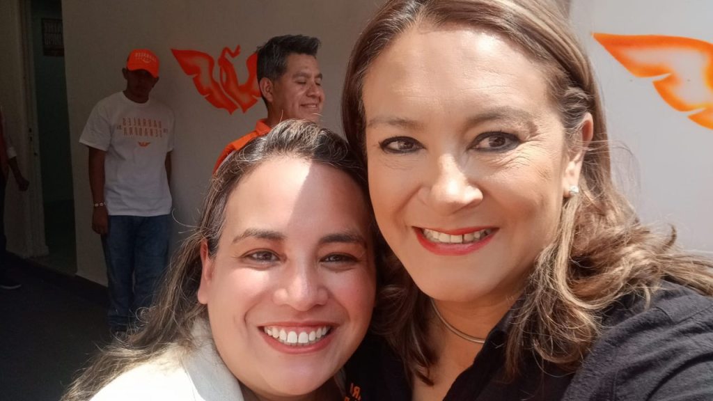La candidata de MC a la alcaldía Gustavo A Madero, Araceli García, propuso a los maderenses incrementar la seguridad en la demarcación