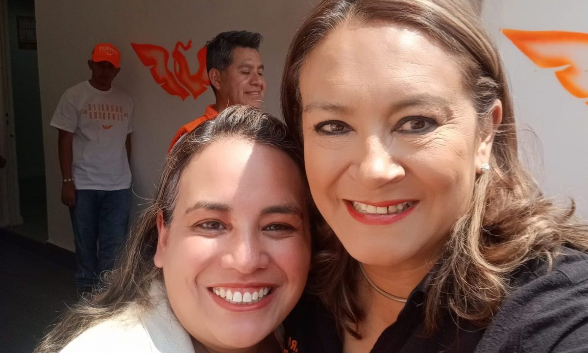 La candidata de MC a la alcaldía Gustavo A Madero, Araceli García, propuso a los maderenses incrementar la seguridad en la demarcación