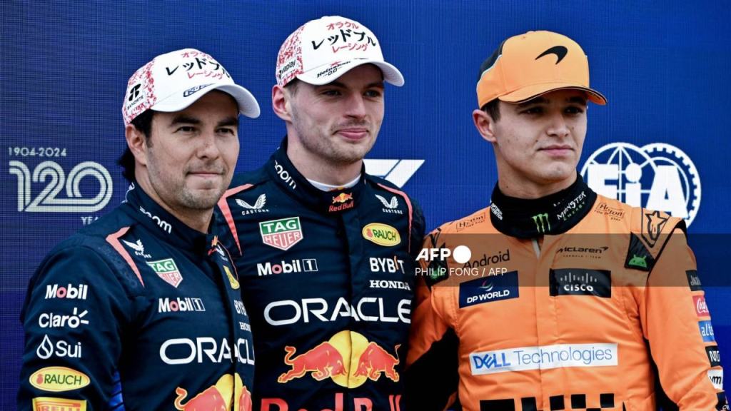 Red Bull hizo el 1-2 en las clasificatorias, Verstappen y "Checo" Pérez saldrán en la primera línea de la parrilla de salida del GP de Japón
