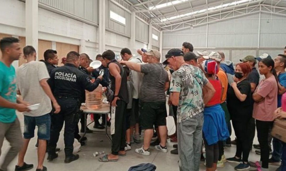 Rescatan a más de 200 migrantes en Chicoloapan; hay palestinos