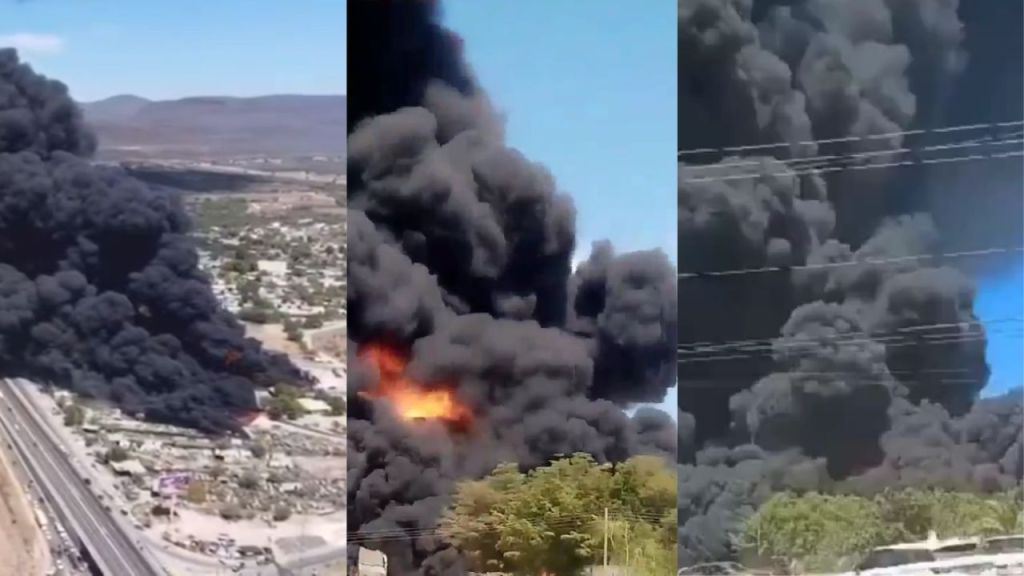 Explosión provoca incendio en almacén de diésel en Culiacán