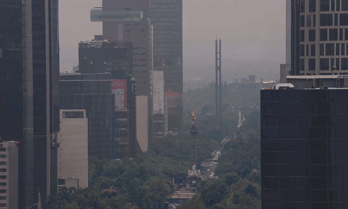 Alerta. La Comisión Ambiental de la Megalópolis reportó este martes una mala calidad del aire.