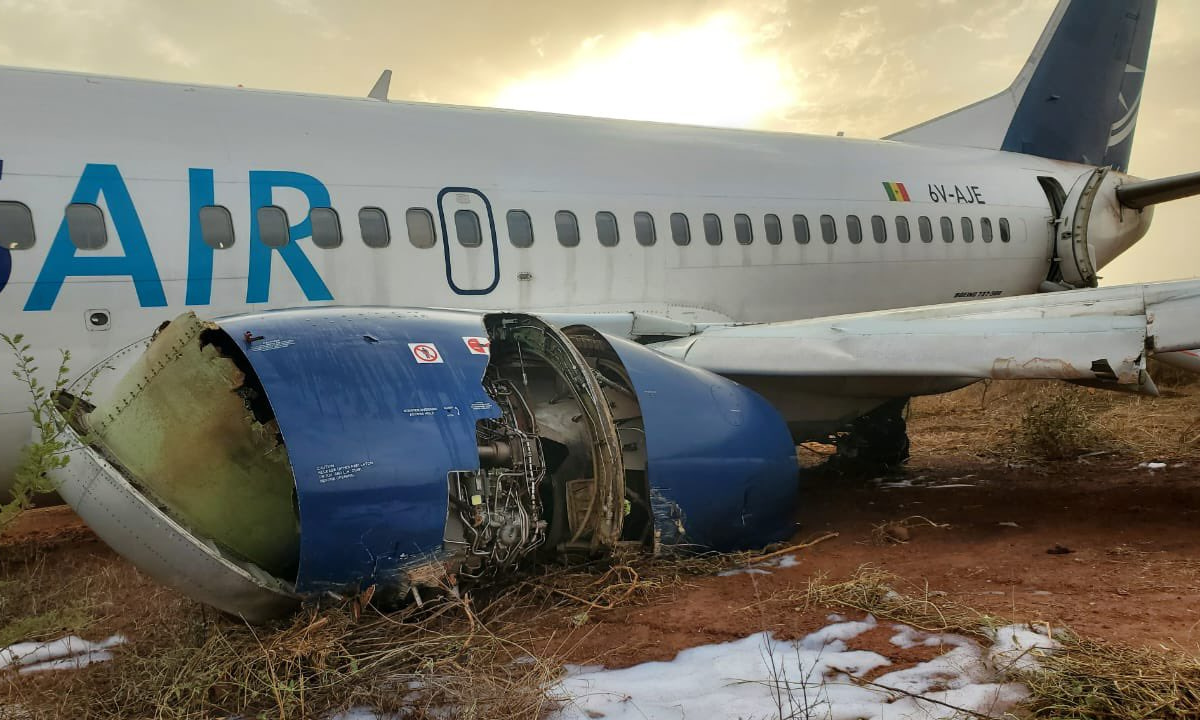 Se estrella avión Boeing en Senegal.