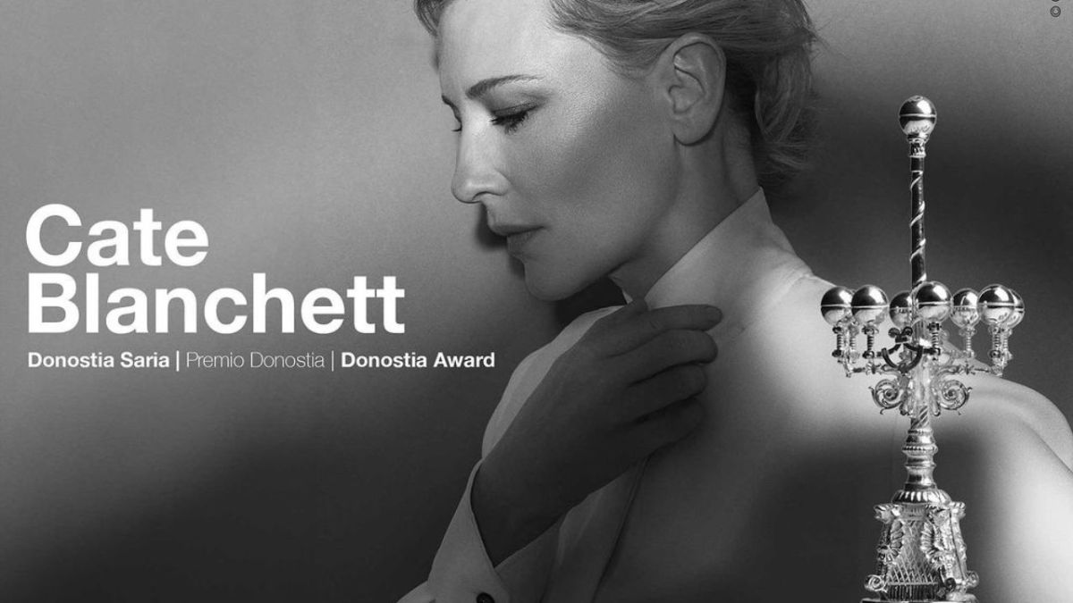 El Festival de San Sebastián anunció que este año la imagen del evento será la actriz australiana Cate Blanchett, quien además recibirá el premio honorífico Donostia