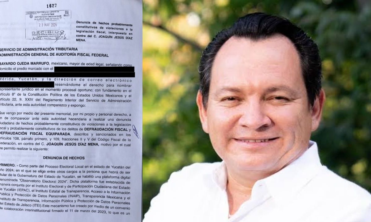 Joaquin Huacho Díaz es denunciado por Fraude Fiscal por su propio partido