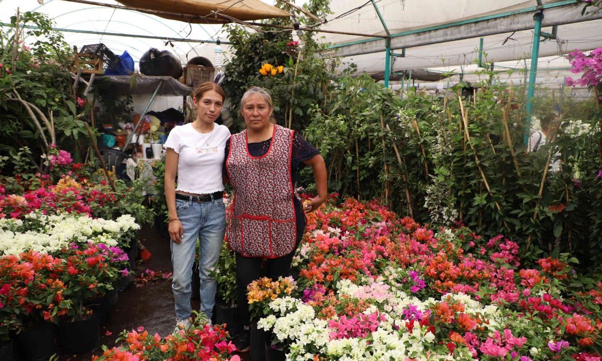 Ganancia. Mujeres dedicadas al sector floricultor que viven en la alcaldía Xochimilco, informaron que este año la producción fue muy buena.