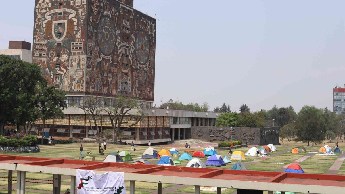 UNAM. Pese a la inconformidad de parte de la sociedad mexicana, durante cuatro jornadas los jóvenes han acampado frente a Rectoría 