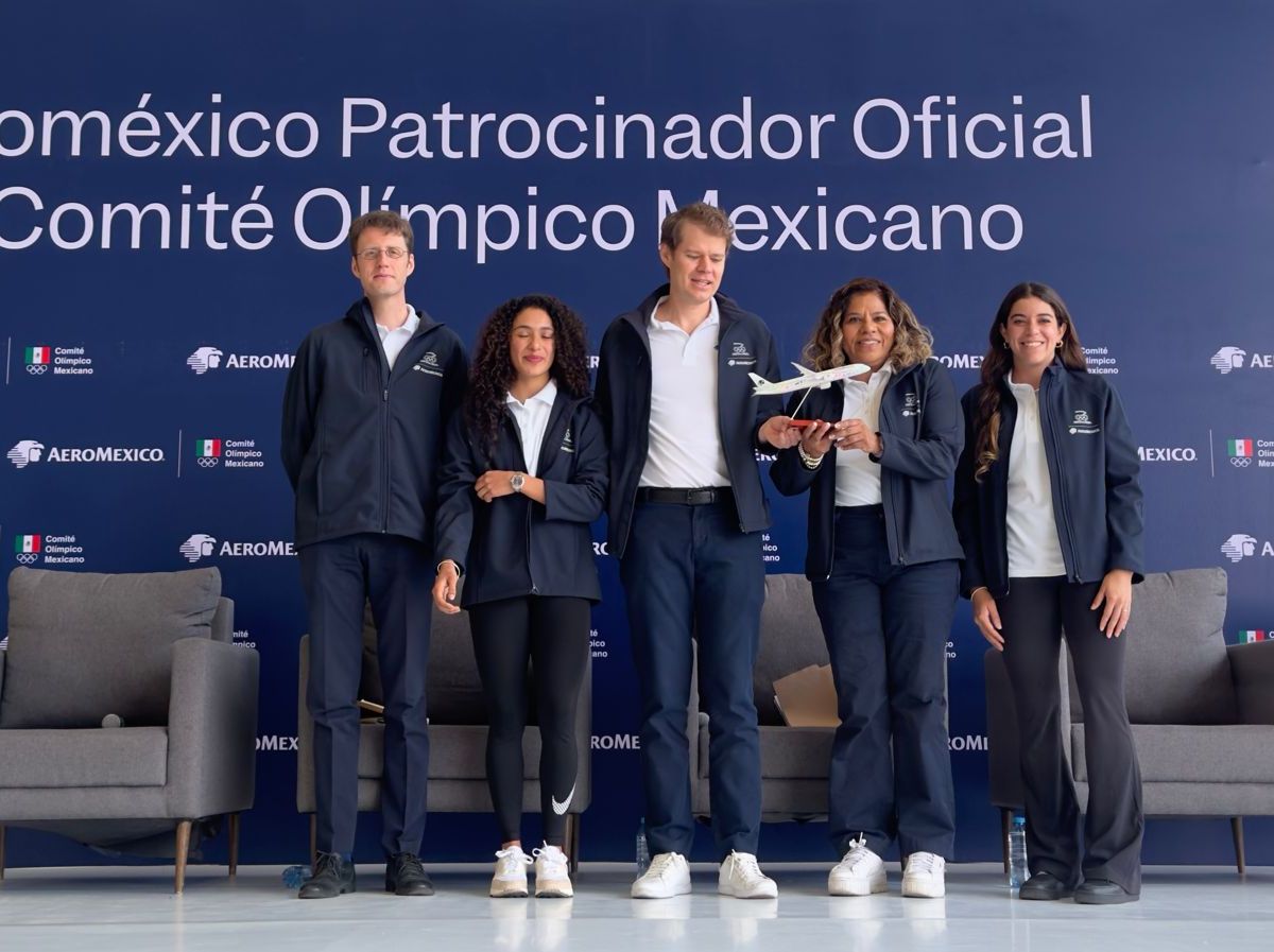 El Comité Olímpico Mexicano (COM) y la empresa Aeroméxico se unen para apoyar a la delegación mexicana en su traslado para los JJOO.