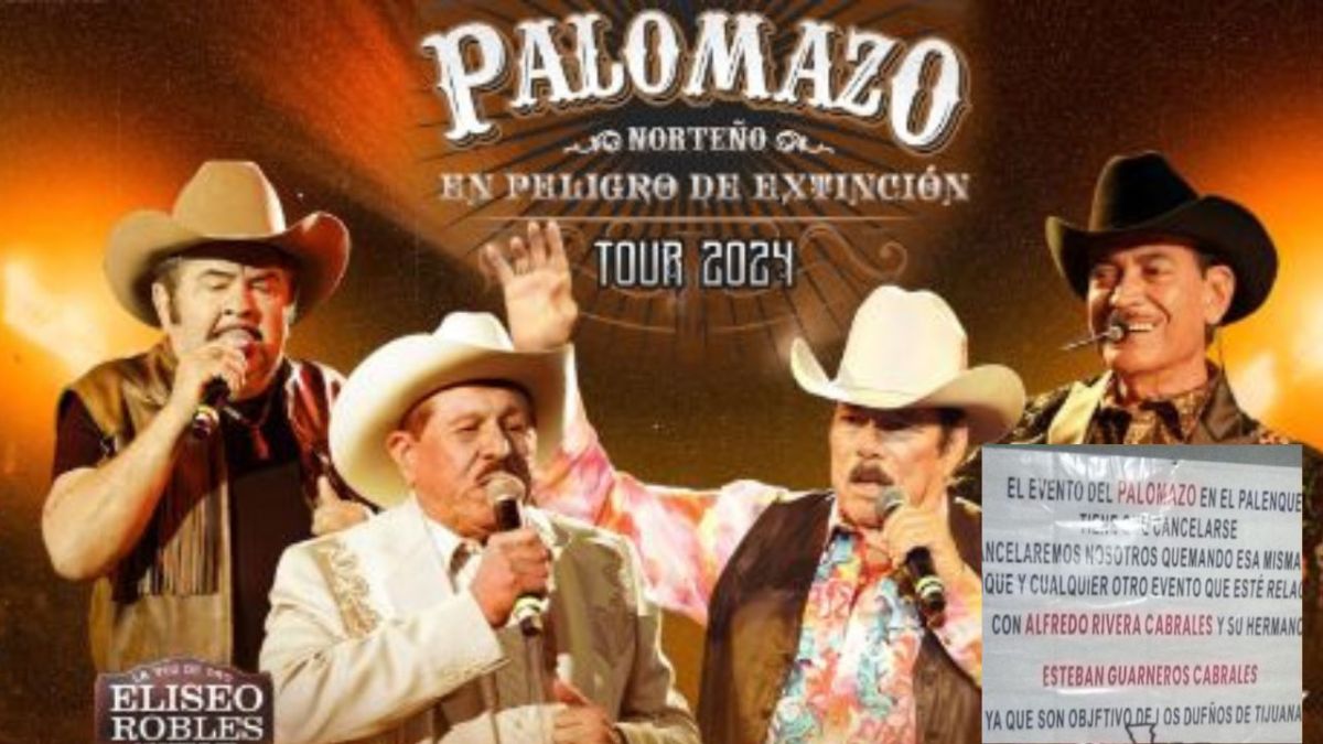 El concierto "Palomazo Norteño” se realizará conforme a lo previsto pese amenazas en narcomanta