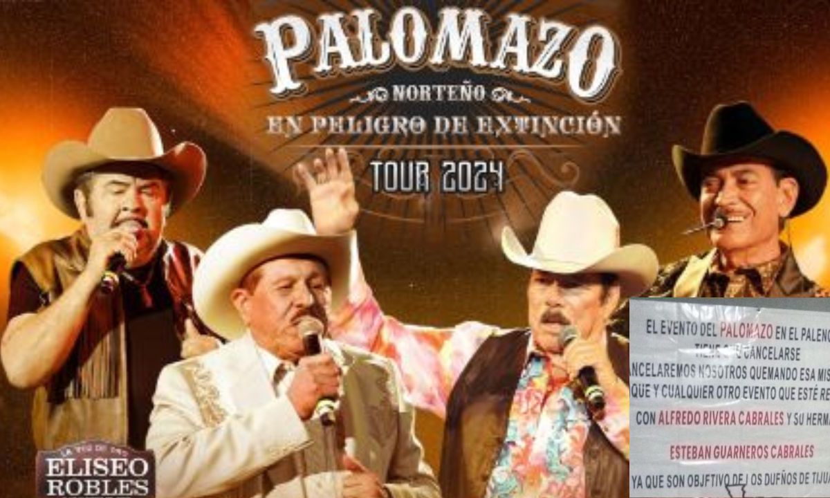 El concierto "Palomazo Norteño” se realizará conforme a lo previsto pese amenazas en narcomanta