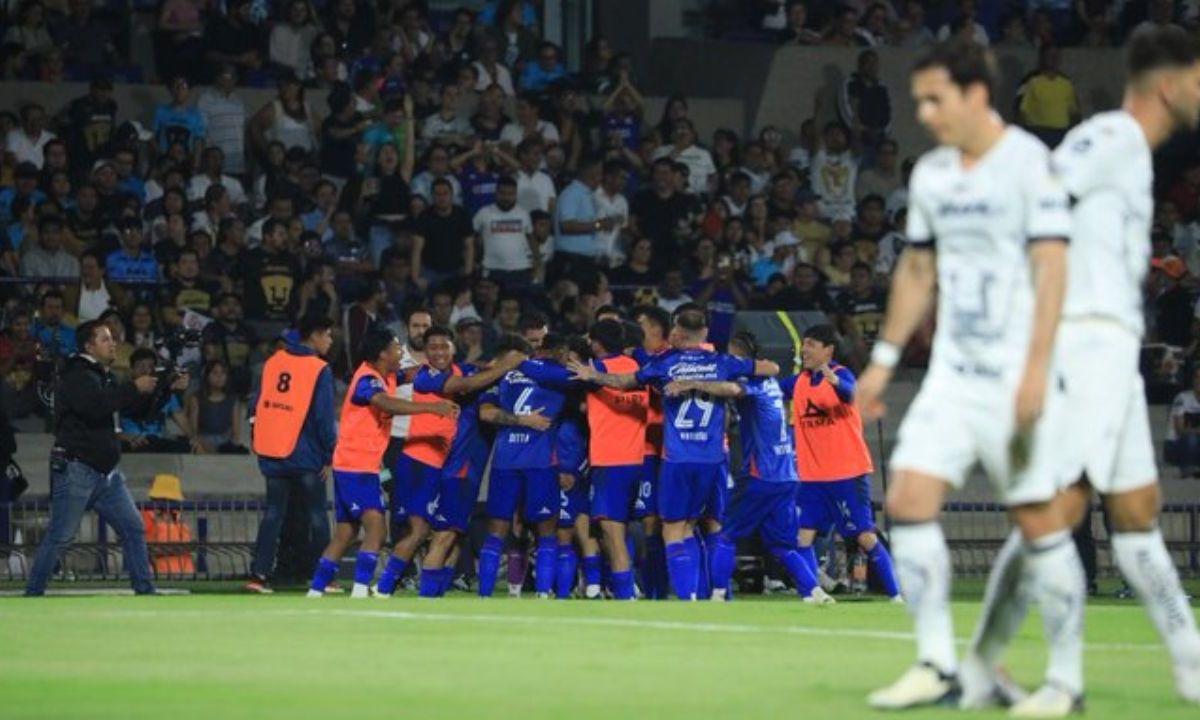 Cruz Azul se impone a Pumas en CU en el juego de ida de la liguilla