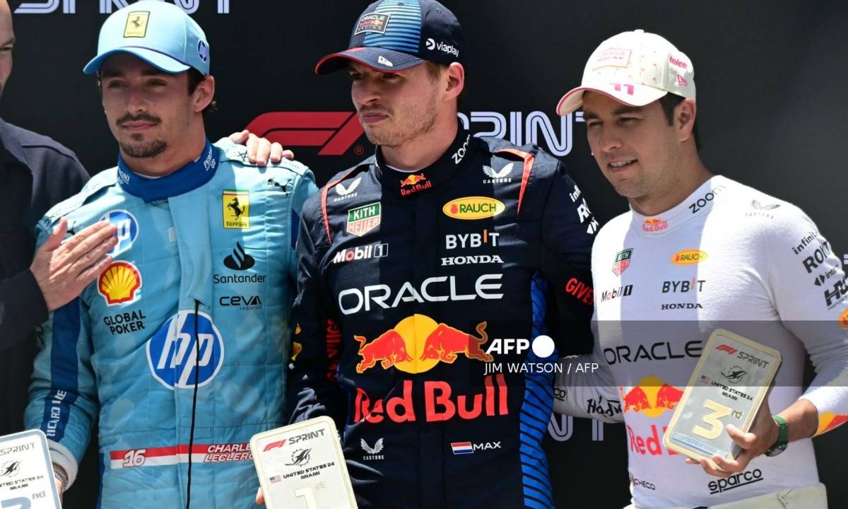 El piloto neerlandés, Max Verstappen (Red Bull), ganó este sábado la carrera esprint del Gran Premio de Miami.